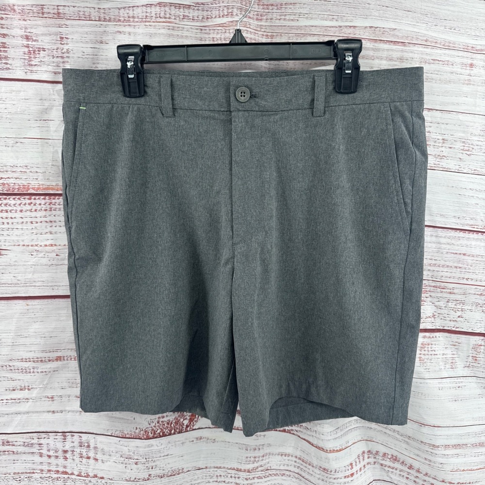 Vineyard Vines Performance Breaker Shorts Mens 34‎ Gray Heather Stretch Golf